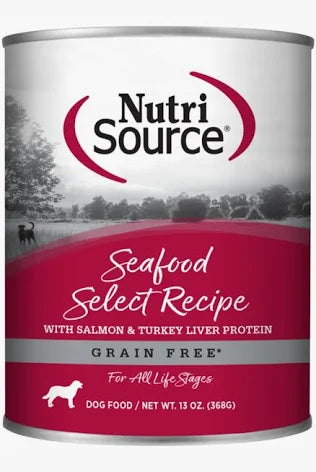 NutriSource Canned Dog Food: SeaFood Select