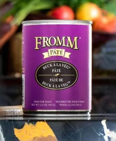 Fromm Dog Canned Pate: Duck