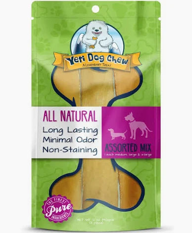 Yeti Dog Yak Chews /  mix 3 pack
