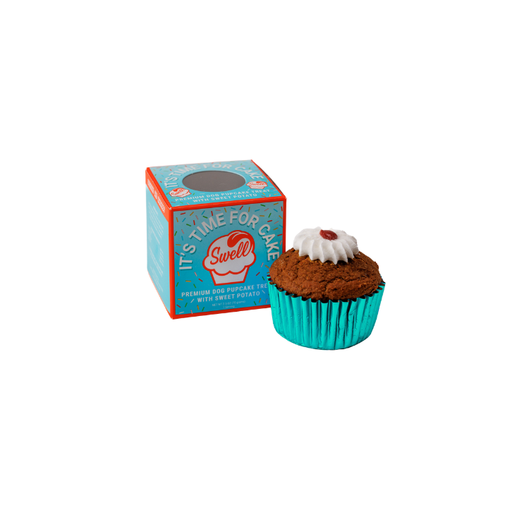 Swell Sweet Potato Dog Cupcake