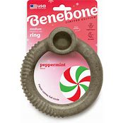 Benebone Ring Peppermint Tough Dog Chew Toy