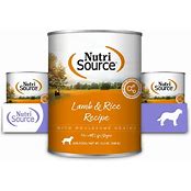 Nutri Source Canned Dog Food: Lamb