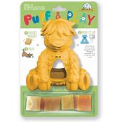 Yeti Dog Chew Yak Yeti Puff & Play Dog Toy, Yellow