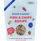 Bocce's Fish N Chips Crunchy Dog Treat